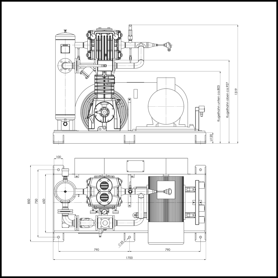 FAS компрессорный агрегат тип Blackmer 942 Арт.21129